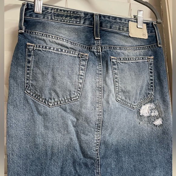 ADRIANO GOLDSCHMIED The Erin Distressed Pencil Skirt - Picture 3 of 15